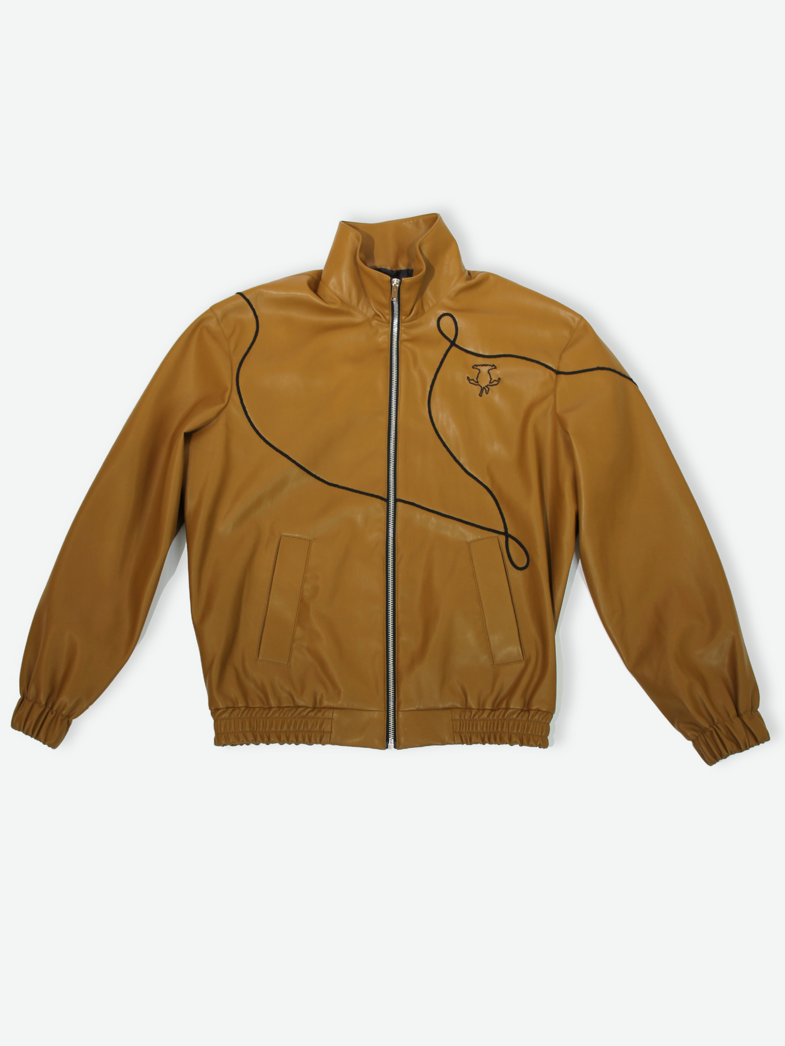 Leather Track Jacket Gaitan