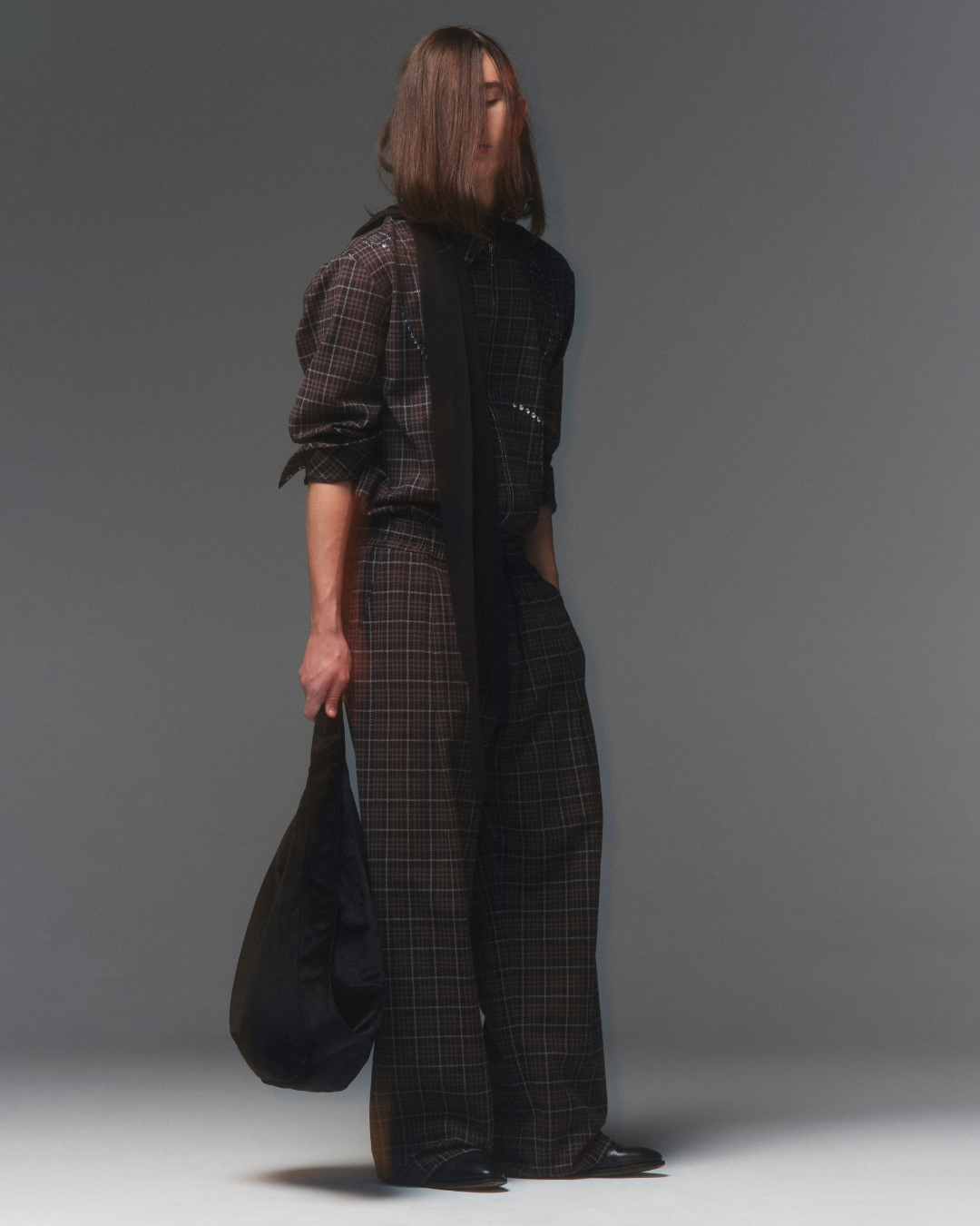ELASTIC PLEATED PANTS