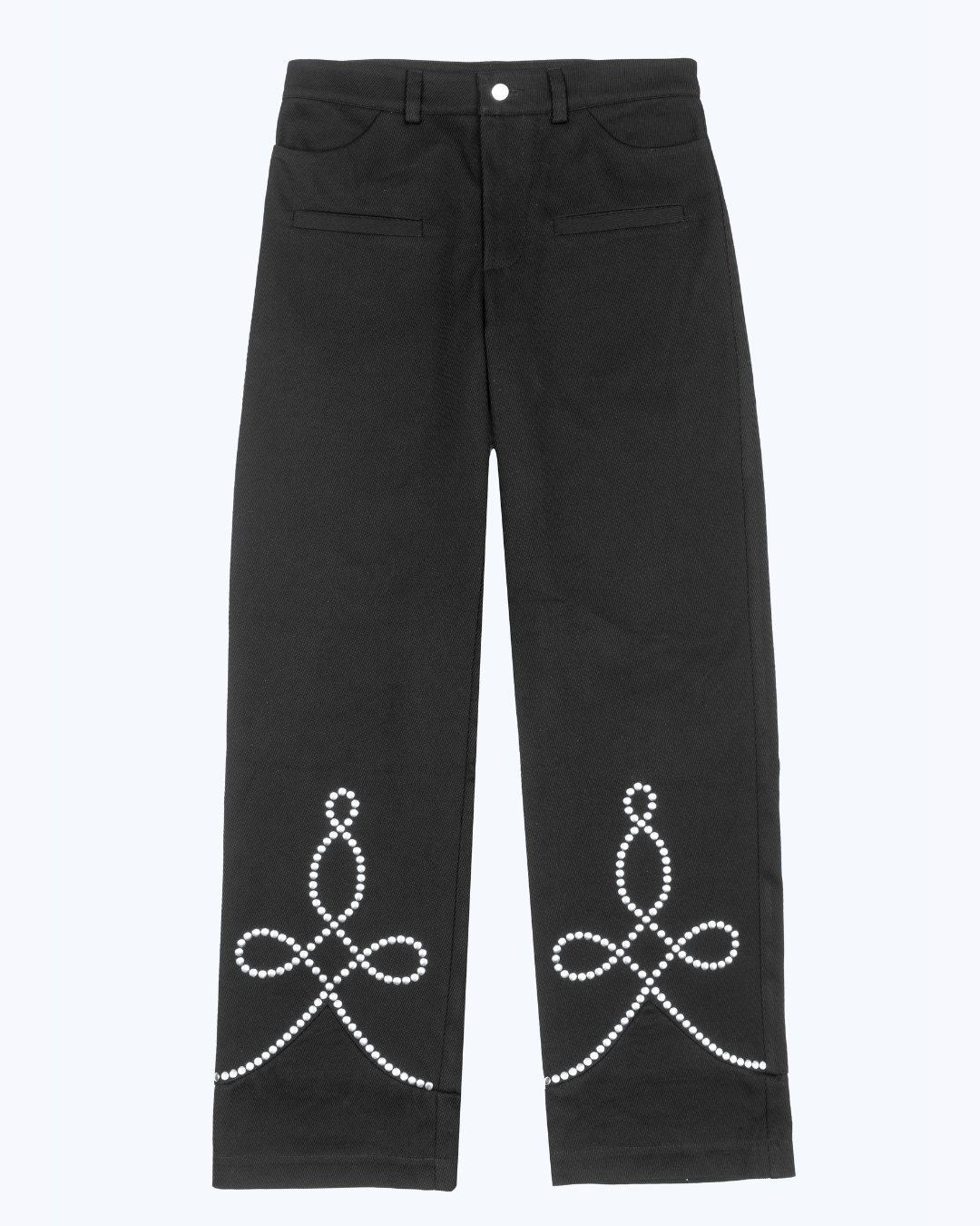 BOOT CUT CUFF PANTS